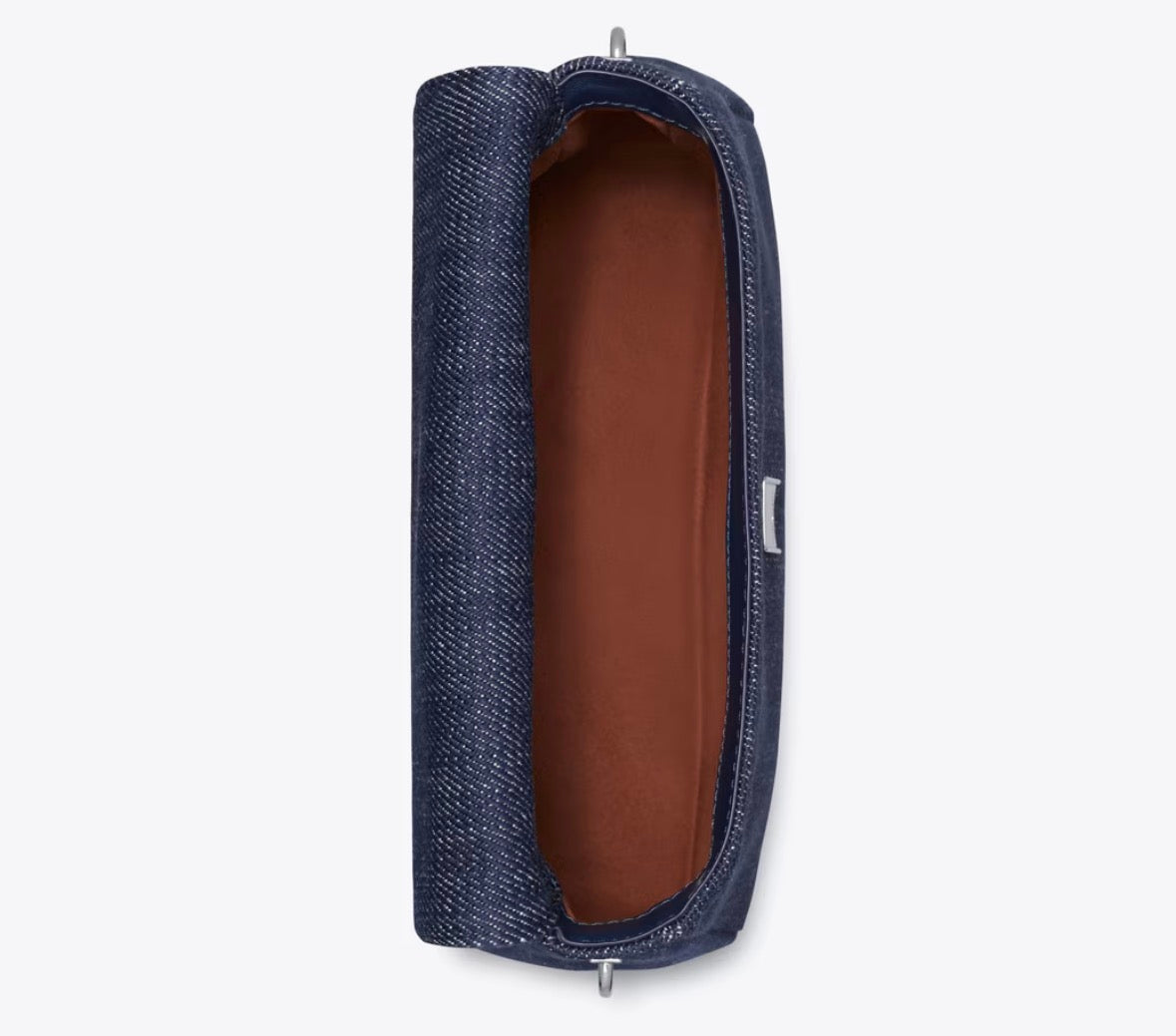 Tory Burch SMALL CHARLIE DENIM SHOULDER BAG