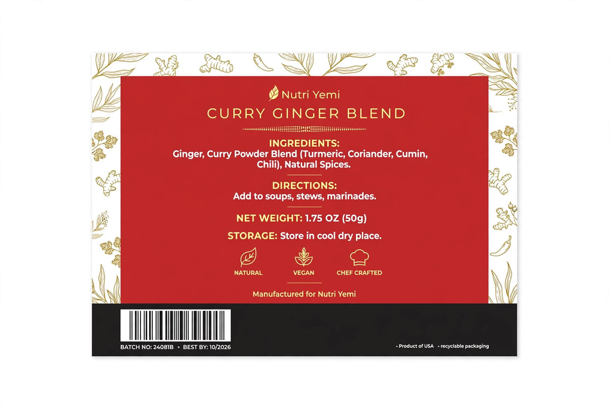 Nutri Yemi Ginger & Curry Powder Mix