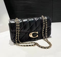 C Purse Quilt Leather Purse
