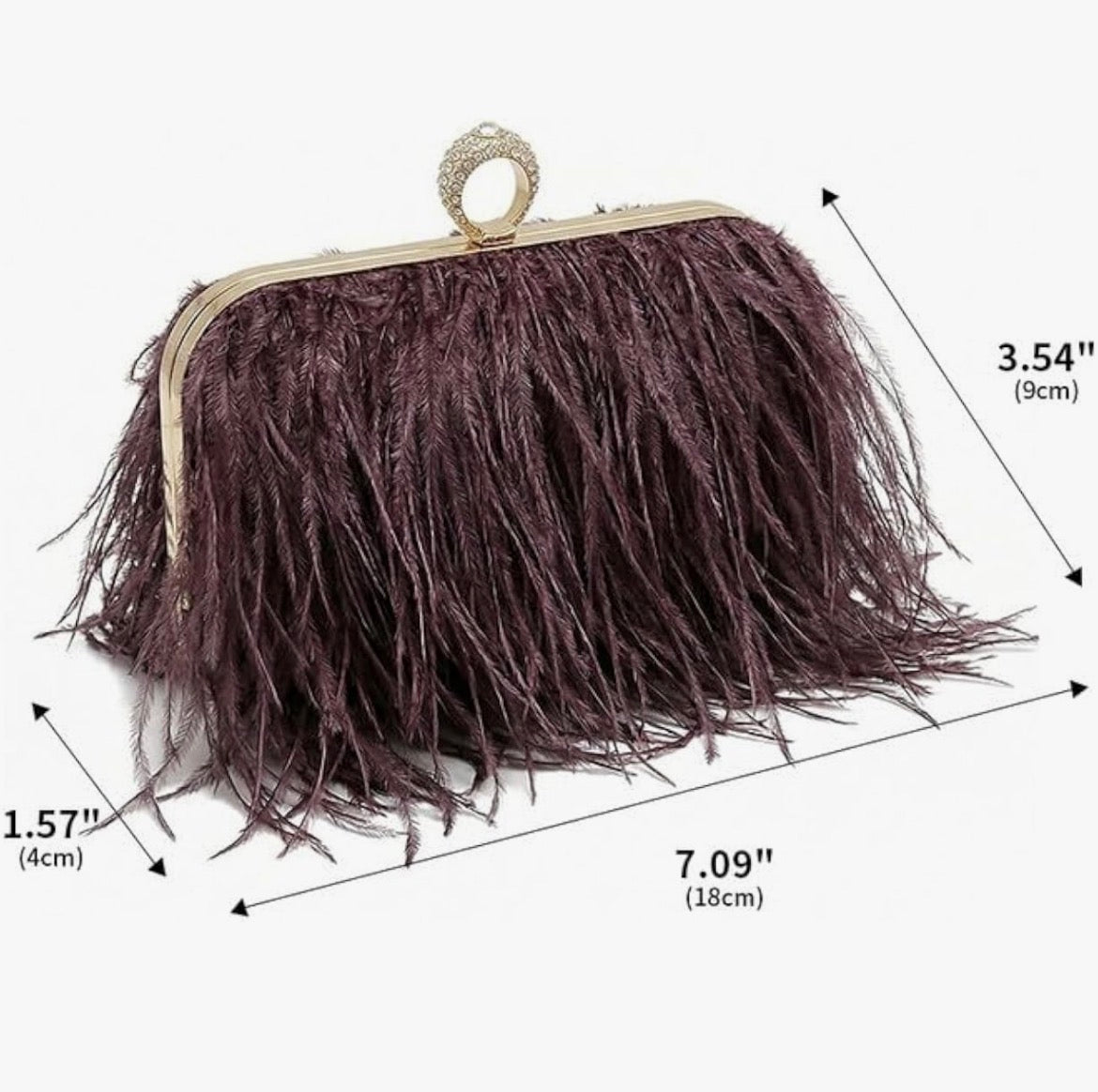 Fur Fax Purse- Various Colors