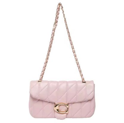Quilted Crossbody Bags for Women - Small Leather Cross Body Shoulder Handbags Satchel Designer Evening Chain Purse