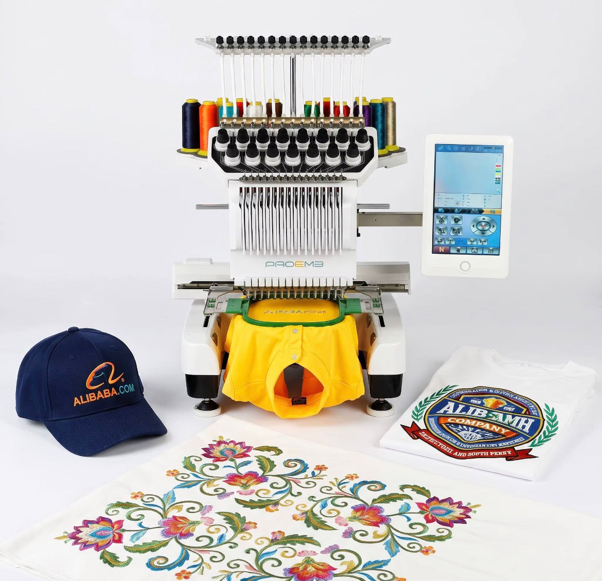 BF-1500 15 Needle Single Head Home Commercial Embroidery Machine
Lightweight and easy to use,14"x8" Embroidery Area,1200SPM Max Speed,10" Touch Screen,3D Hats,Caps,Flat, T-shirt and more