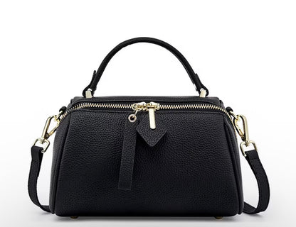 Genuine leather cowhide women's handbag mini lightweight storage bag crossbody shoulder pillow bag