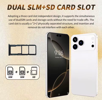 XS17 Pro max original global version HQ intelligent 5G Snapdragon 8 Gen4 6000mAh battery dual card dual standby