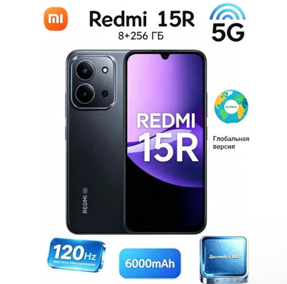 Xiaomi Redmi Note 14 4G LTE (for Tmobile Mint Tello Global) (128GB + 6GB) 6.67" 120Hz 108MP AI Camera Unlocked Global Version Dual Sim (Midnight Black)