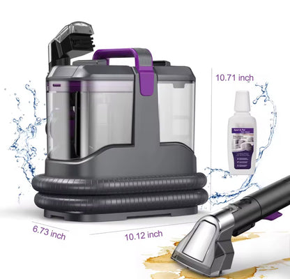 Portable Carpet & Upholstery Cleaner Machine, 15Kpa 13.5ft Corded Spot Cleaner for Carpet, Sofa, Car Seat