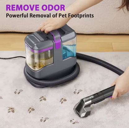 Portable Carpet & Upholstery Cleaner Machine, 15Kpa 13.5ft Corded Spot Cleaner for Carpet, Sofa, Car Seat
