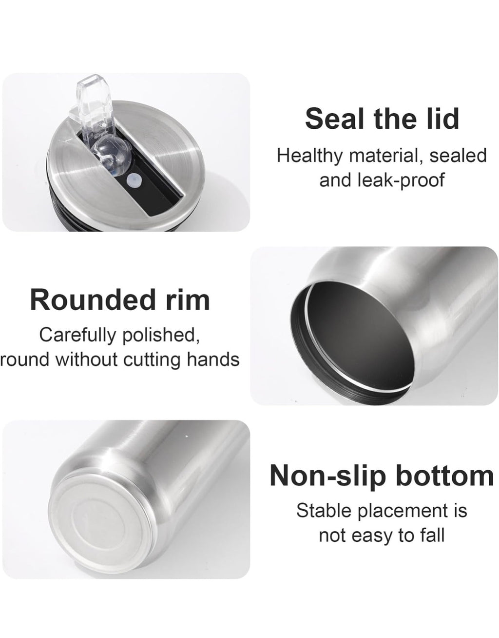 Insulated Thermos Stainless Steel Vacuum Bottle Keep Water Cold Cute Gift
