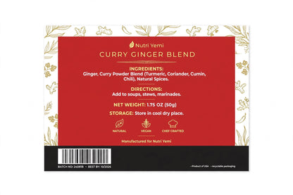 Nutri Yemi Ginger & Curry Powder Mix
